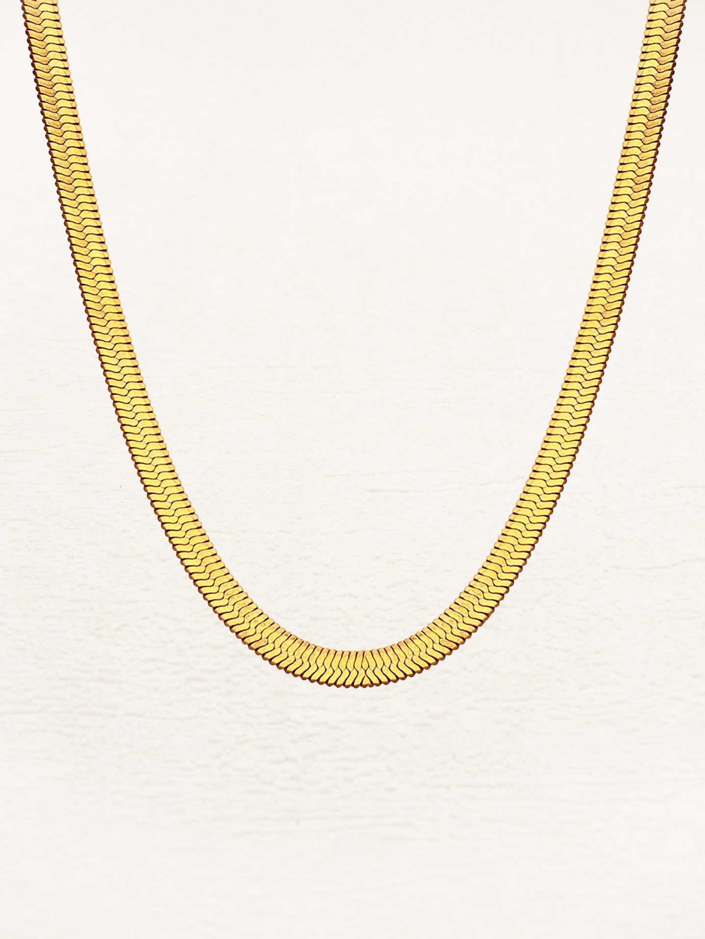 Sophia Snake Chain Ketting - Rosa Jewels