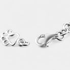 Virelle-Armband-Virelle | Dames armband – sterling zilver, pootafdruk- en botmotief, verfijnde schakelstructuur