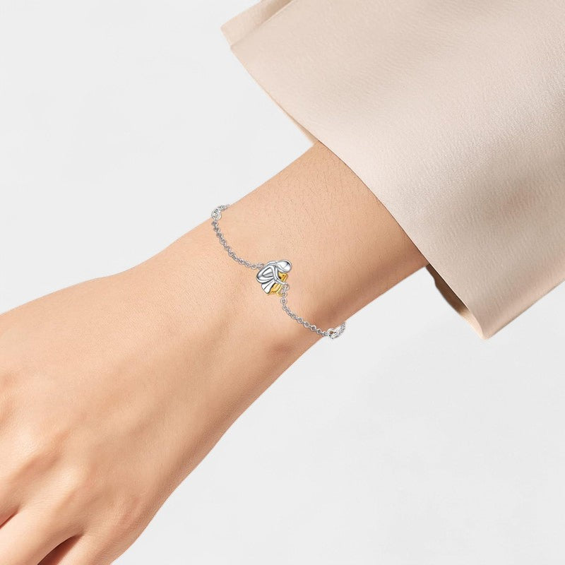 Virelle-Armband-Virelle | Dames armband – sterling zilver, verstelbare schakel met hondontwerp