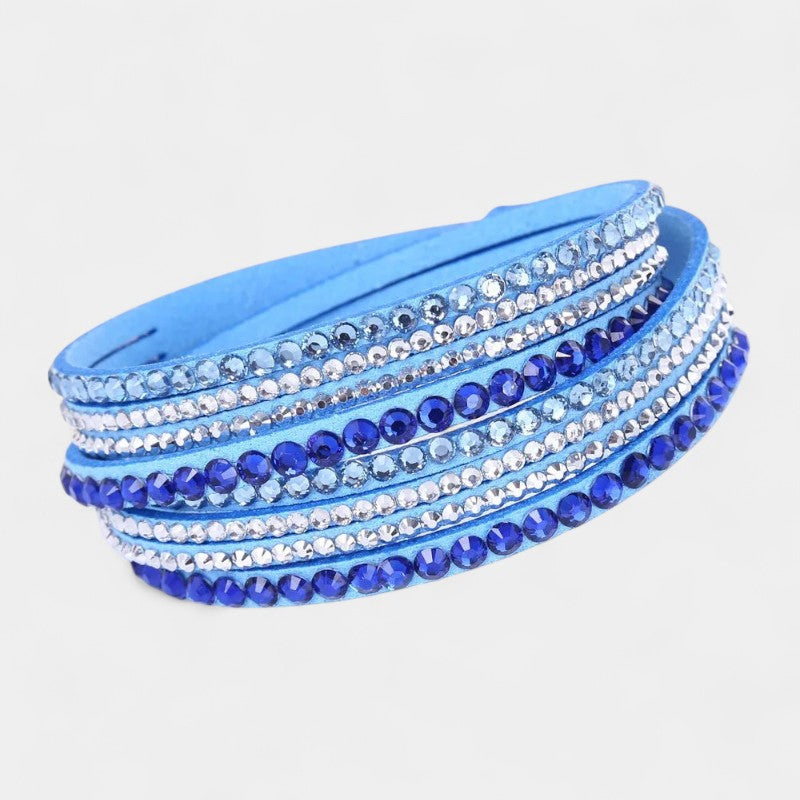 Virelle-Bracelet-Virelle Armband - Multi-layer rhinestone interchangeable band