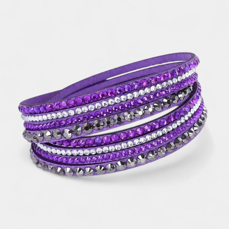 Virelle-Bracelet-Virelle Armband - Multi-layer rhinestone interchangeable band