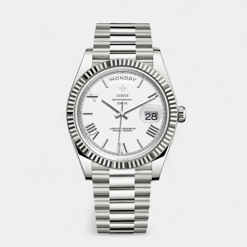 Virelle-ClassicTime-Virelle | Heren Horloge – Automatisch, Dag- en Datumaanduiding, Zakelijk & Casual