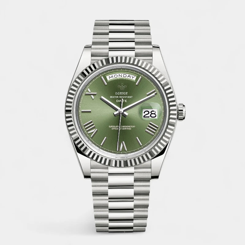 Virelle-ClassicTime-Virelle | Heren Horloge – Automatisch, Dag- en Datumaanduiding, Zakelijk & Casual