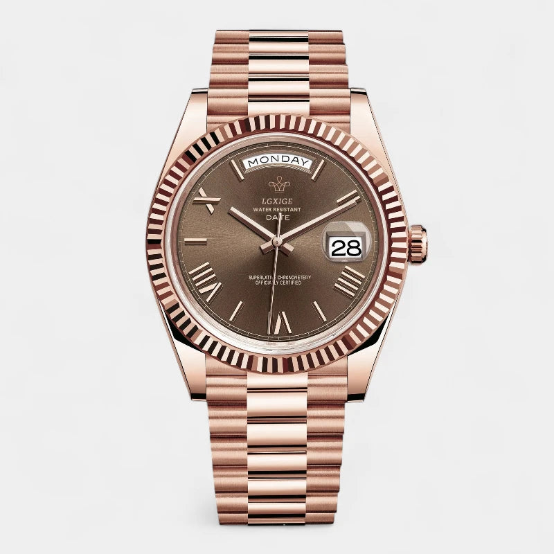 Virelle-ClassicTime-Virelle | Heren Horloge – Automatisch, Dag- en Datumaanduiding, Zakelijk & Casual