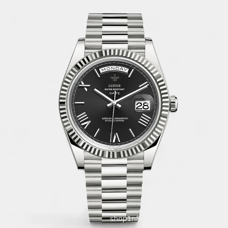 Virelle-ClassicTime-Virelle | Heren Horloge – Automatisch, Dag- en Datumaanduiding, Zakelijk & Casual