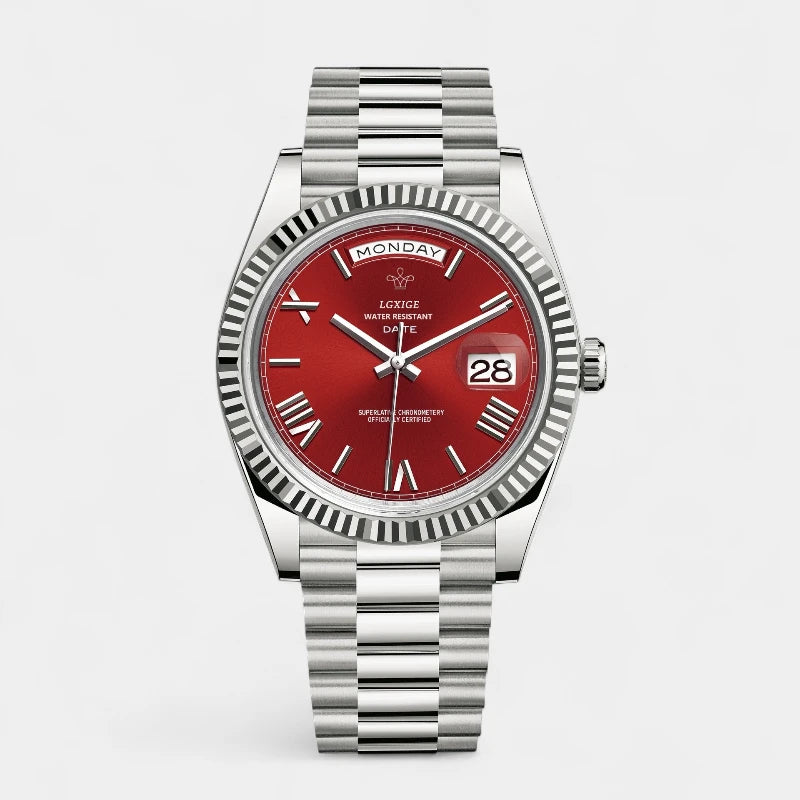 Virelle-ClassicTime-Virelle | Heren Horloge – Automatisch, Dag- en Datumaanduiding, Zakelijk & Casual