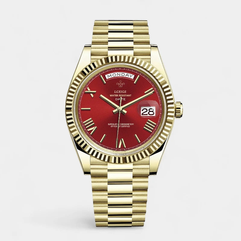 Virelle-ClassicTime-Virelle | Heren Horloge – Automatisch, Dag- en Datumaanduiding, Zakelijk & Casual