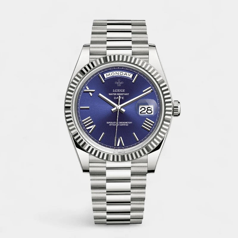 Virelle-ClassicTime-Virelle | Heren Horloge – Automatisch, Dag- en Datumaanduiding, Zakelijk & Casual