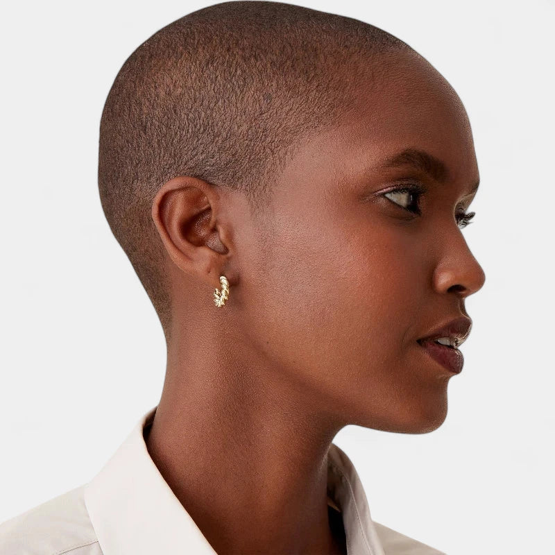 Virelle-Earring-Virelle | Dames Oorbellen – Gedraaide Hoepel, Casual & Tijdloos Design