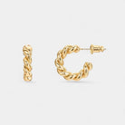 Virelle-Earring-Virelle | Dames Oorbellen – Gedraaide Hoepel, Casual & Tijdloos Design