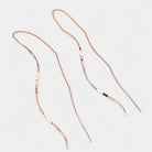 Virelle-Earrings-Virelle Oorbellen - Moderne wave bar threader oorbellen