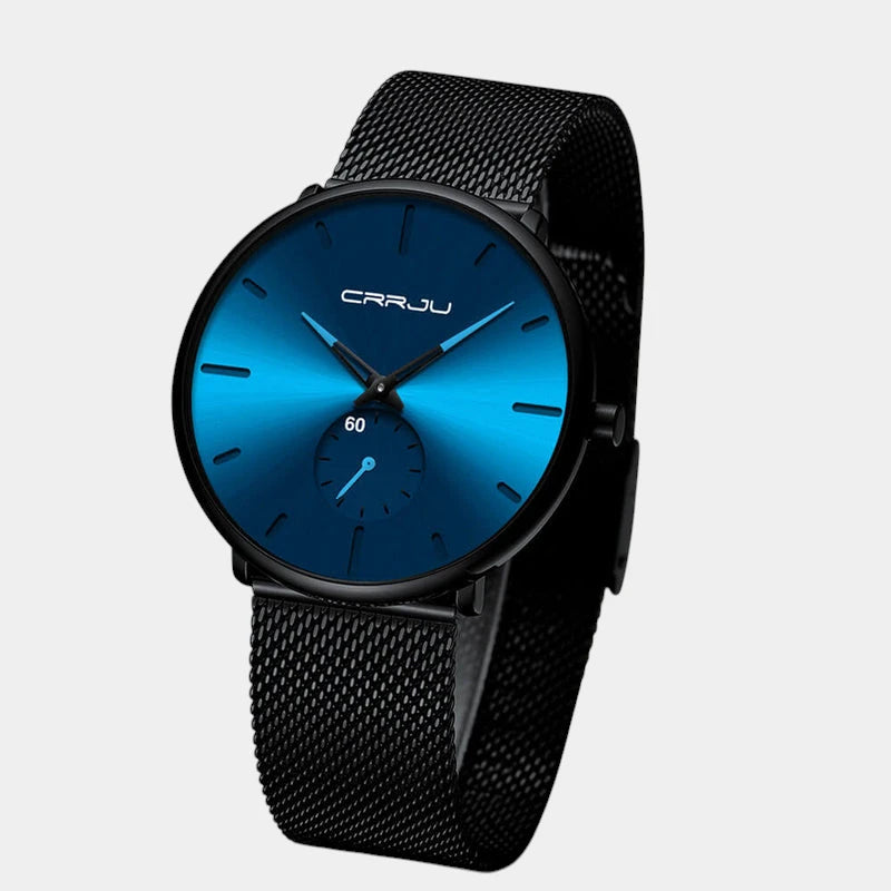 Virelle-Focus-Virelle | Heren Horloge – Analoog Uurwerk, Roestvrijstalen Kast, Minimalistisch Design