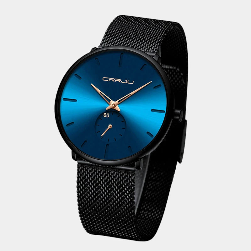 Virelle-Focus-Virelle | Heren Horloge – Analoog Uurwerk, Roestvrijstalen Kast, Minimalistisch Design