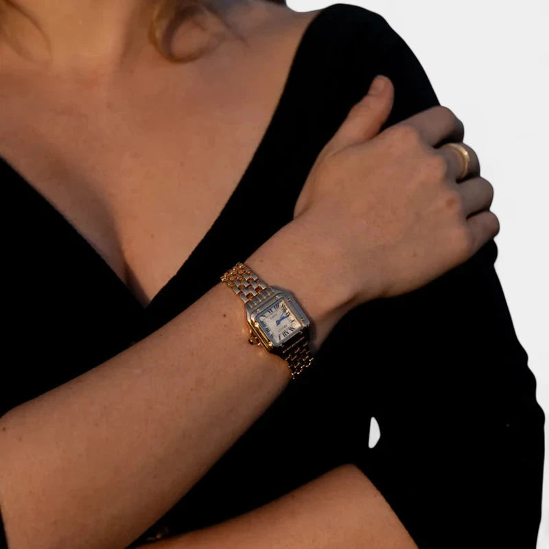 Virelle-Fortune - €15.40-Virelle | Dames Horloge – Vierkant Model, Elegant & Modern Design