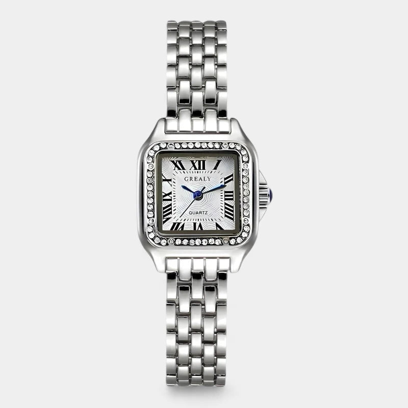 Virelle-Fortune - €15.40-Virelle | Dames Horloge – Vierkant Model, Elegant & Modern Design