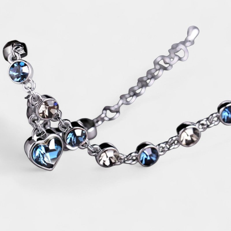 Virelle-Jewelry Bracelet Heart-Virelle Armband - Heart of the Ocean crystal bracelet met luxe uitstraling