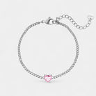 Virelle-Jewelry Bracelet Heart-Virelle Hart Birthstone Bracelet - Betekenisvolle armband met hartvormige stenen