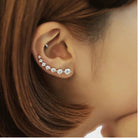 Virelle-Jewelry Earring-Virelle Zircon oor klimmers voor vrouwen - Elegante sterling zilveren sieraden