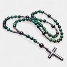Virelle-Jewelry Necklace Cross-Virelle Ketting - Orion Lapis Lazuli kruis rozenkrans ketting