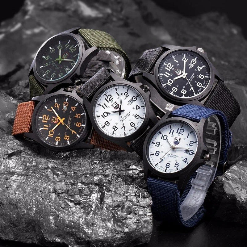 Virelle-Men Fashion-Virelle | Heren Horloge – Militair Design, Verlichte Wijzerplaat, Robuuste Kast
