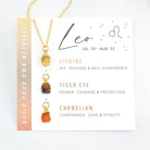 Virelle-Necklace-Virelle | Dames Halsketting – Geboortesteen Hanger, Zodiac Design