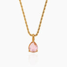 Virelle-Necklace-Virelle | Dames Ketting – Edelsteen Hanger, Geboortesteen Ontwerp, Fijne Verstelbare Ketting