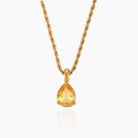 Virelle-Necklace-Virelle | Dames Ketting – Edelsteen Hanger, Geboortesteen Ontwerp, Fijne Verstelbare Ketting