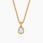 Virelle-Necklace-Virelle | Dames Ketting – Edelsteen Hanger, Geboortesteen Ontwerp, Fijne Verstelbare Ketting