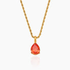 Virelle-Necklace-Virelle | Dames Ketting – Edelsteen Hanger, Geboortesteen Ontwerp, Fijne Verstelbare Ketting
