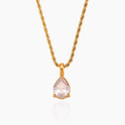 Virelle-Necklace-Virelle | Dames Ketting – Edelsteen Hanger, Geboortesteen Ontwerp, Fijne Verstelbare Ketting