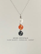 Virelle-Necklace-Virelle | Dames Ketting – Geboortesteen Siersteen, Bolvormige Hanger, Verstelbare Ketting