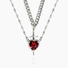 Virelle-Necklace-Virelle | Dames Set – Hart- en Zwaardhangers, Fijne Kettingen