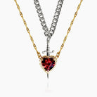 Virelle-Necklace-Virelle | Dames Set – Hart- en Zwaardhangers, Fijne Kettingen
