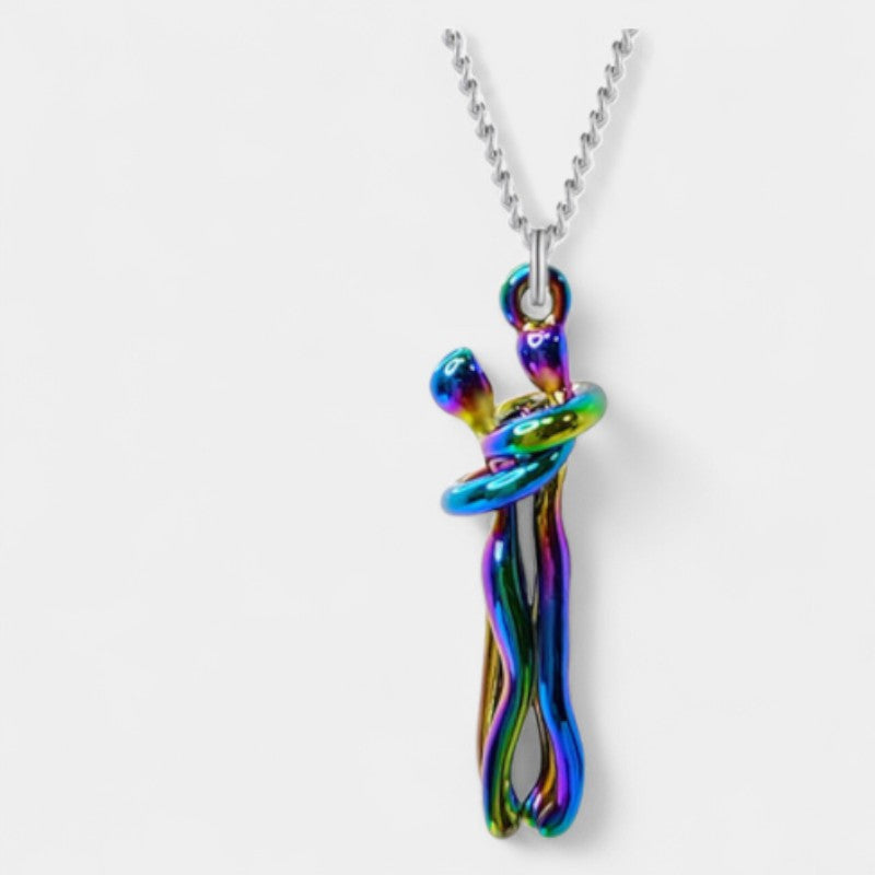 Virelle-Necklace-Virelle Hug Necklace voor koppels en geliefden - Uniek en stijlvol