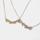 Virelle-Necklace-Virelle Ketting - Vouwhartvormige vierklaverenhanger voor vrouwen