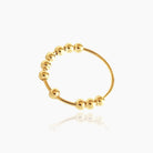 Virelle-Ring-Virelle | Verstelbare stressverlichtende ring – Fidget ring met kralen dames/heren