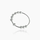 Virelle-Ring-Virelle | Verstelbare stressverlichtende ring – Fidget ring met kralen dames/heren