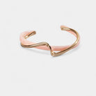 Virelle-Virelle | Dames Armband – Goud Verguld, Golfvormige Cuff, Minimalistisch Design