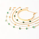 Virelle-Virelle | Dames Armband – Ijzeren open ringketting, Vintage design, Set van vijf