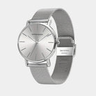 Virelle-Virelle | Dames Horloge – Roestvrijstalen meshband, Rosegouden afwerking, Elegant quartz ontwerp