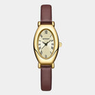 Virelle-Virelle | Dames Horloge – Vintage Quartz Uurwerk, Ovale Kast, Waterdicht Ontwerp