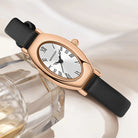 Virelle-Virelle | Dames Horloge – Vintage Quartz Uurwerk, Ovale Kast, Waterdicht Ontwerp