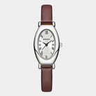 Virelle-Virelle | Dames Horloge – Vintage Quartz Uurwerk, Ovale Kast, Waterdicht Ontwerp
