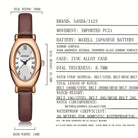 Virelle-Virelle | Dames Horloge – Vintage Quartz Uurwerk, Ovale Kast, Waterdicht Ontwerp