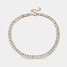 Virelle-Virelle | Dames Ketting – Gouden Geel, Chunky Schakel, Modieus Design