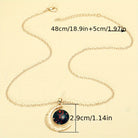 Virelle-Virelle | Dames Ketting – Retro Glow-in-the-Dark, Vintage Stijl, Verstelbaar