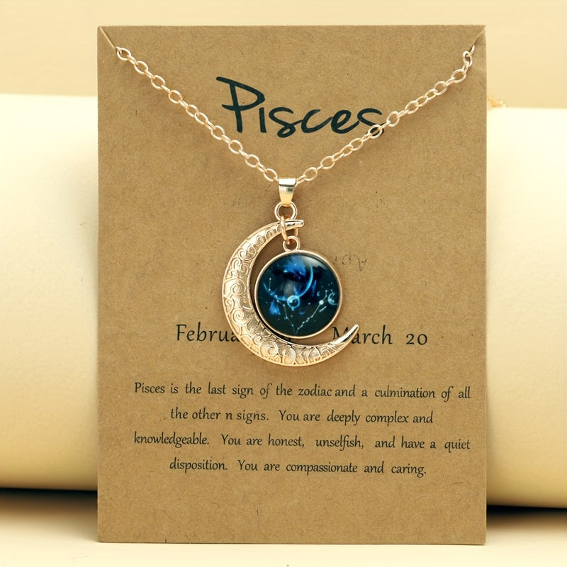 Virelle-Virelle | Dames Ketting – Retro Glow-in-the-Dark, Vintage Stijl, Verstelbaar
