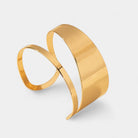 Virelle-Virelle | Dames Manchetcuff – Metaal Gladde Afwerking, Brede Open Band