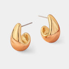 Virelle-Virelle | Dames Oorbellen – Goud Verguld, Uniek Vormgegeven, All-in-One Stijl