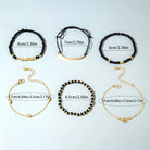 Virelle-Virelle | Dames armbandenset – Hars kralenwerk, Ster hangerdesign, Gelaagde stijl